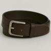 Hugo Boss Brown Leather Belt - Size 32
