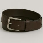 Hugo Boss Brown Leather Belt - Size 32
